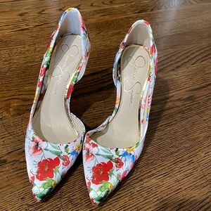 Jessica Simpson floral pump sz 5.5